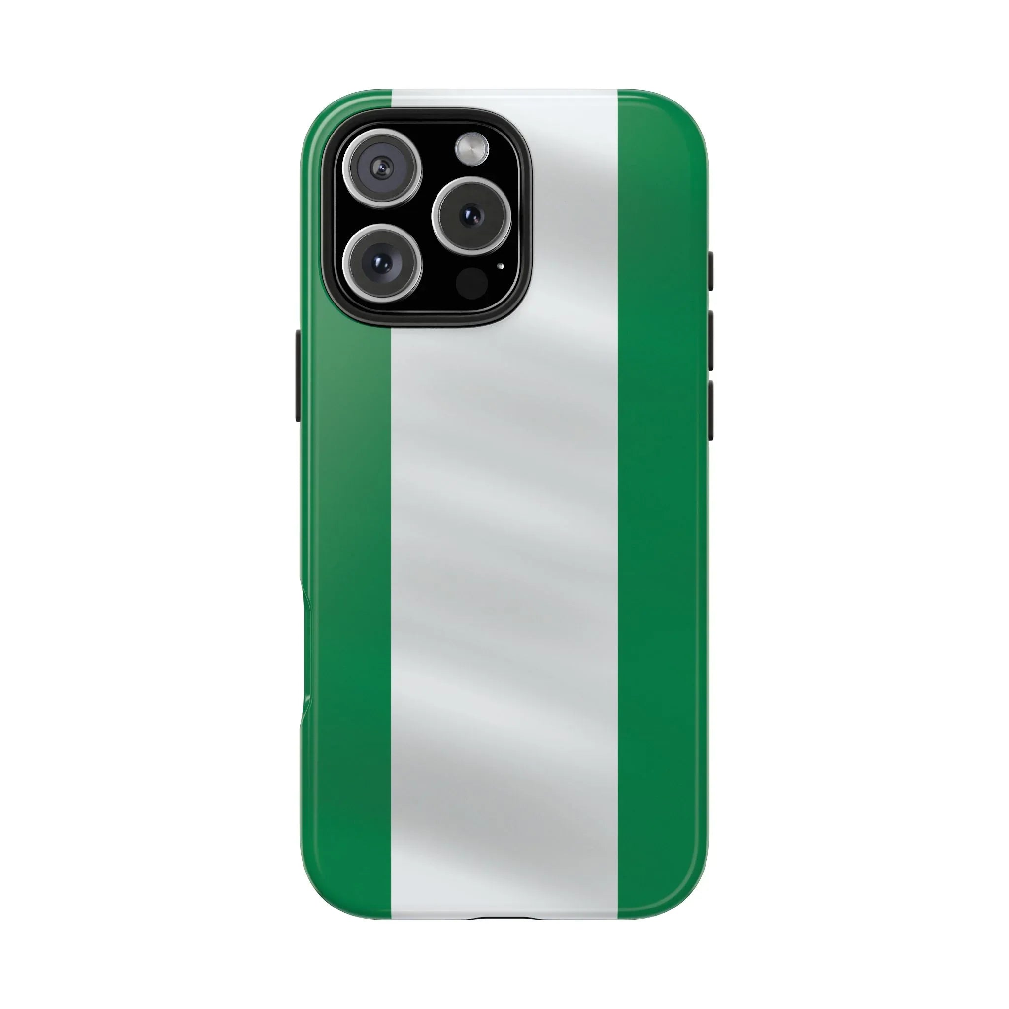 Tough Phone Case — Nigerian flag Rugged Protective Cover - DiwaKi