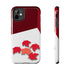 Canada Autumn Maple Tough Phone Case — Red & White Protective Fall Design - DiwaKi