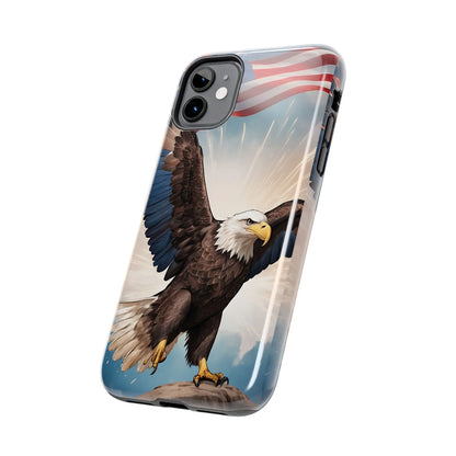 Majestic Eagle Flag Phone Case - DiwaKi