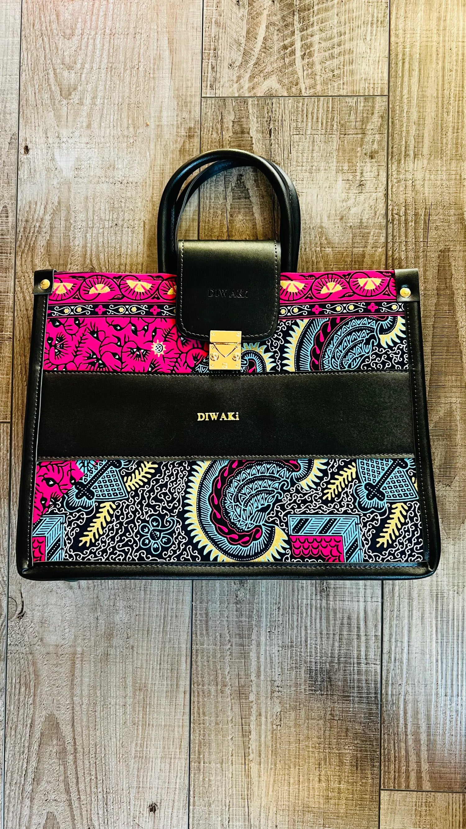 African Ankara tote bag - DiwaKi