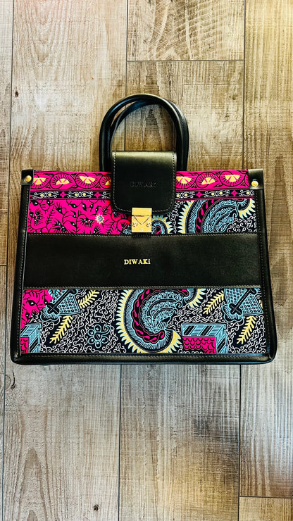 African Ankara tote bag - DiwaKi