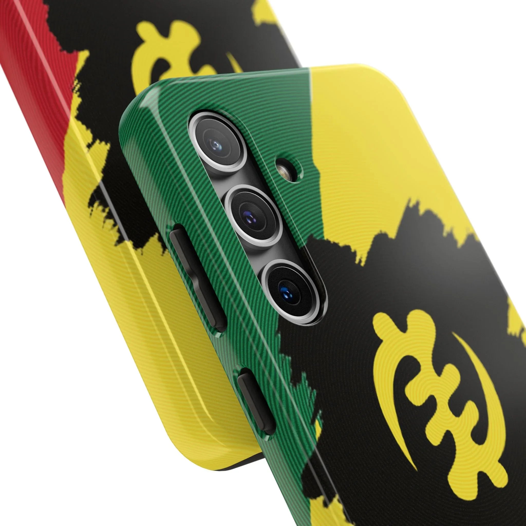 Sankofa Tough Phone Case — Shockproof Protective Phone Cover with Ghana Adinkra Symbol - DiwaKi