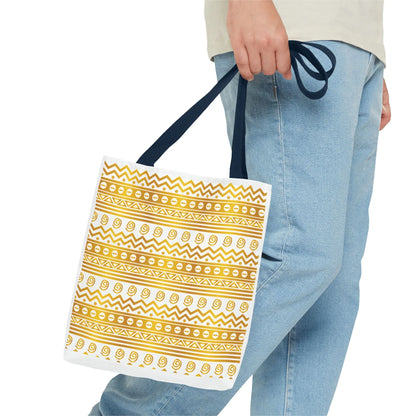 Boho Chic Gold Pattern Tote - DiwaKi