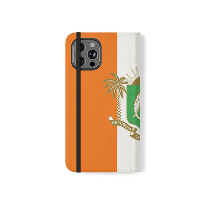 Ivory Coast Flag Flip Phone Case — Côte d&