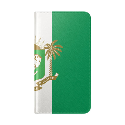 Ivory Coast Flag Flip Phone Case — Côte d&
