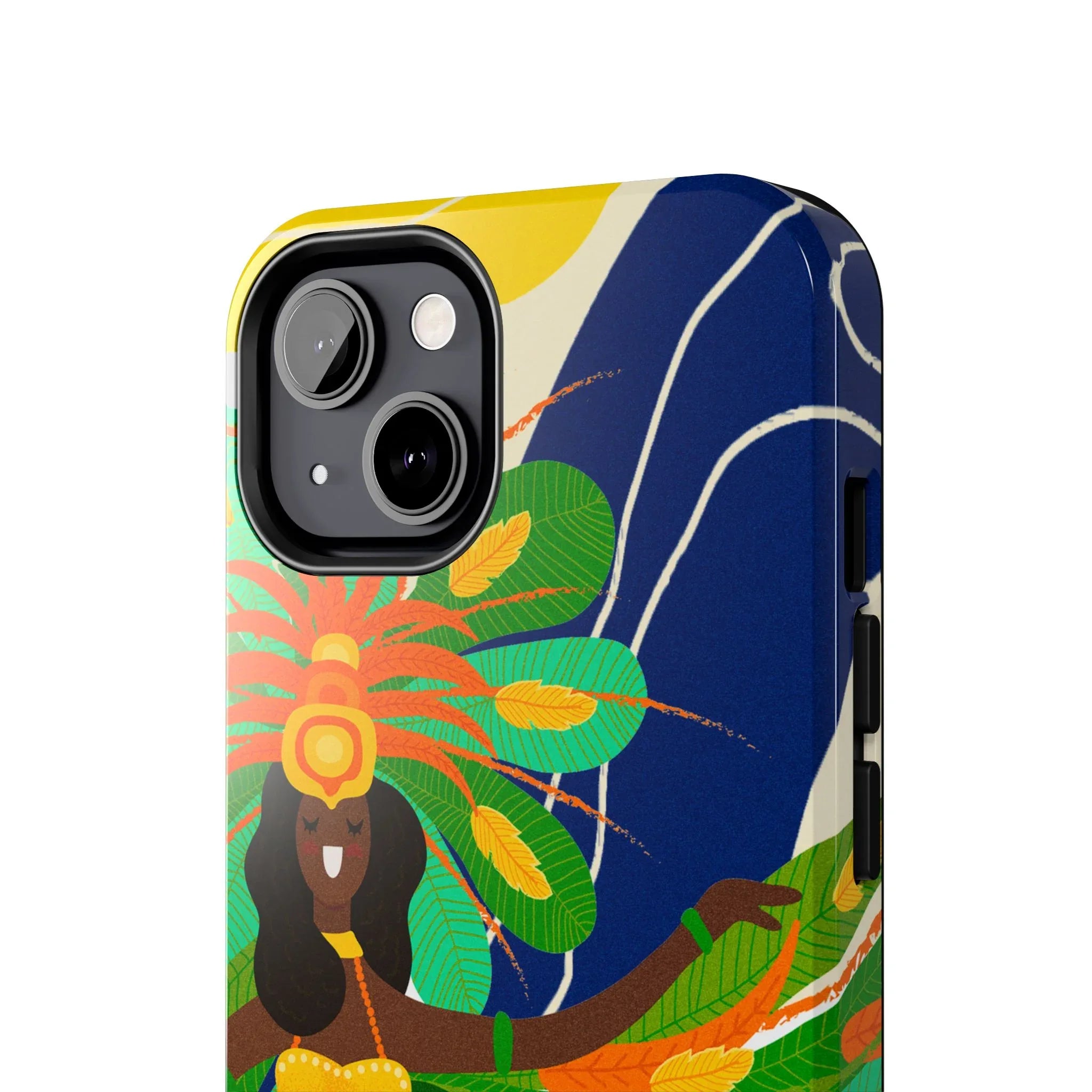 Brazil carnival Tough Phone Case — Statue of Liberty &amp; American Flag Design - DiwaKi
