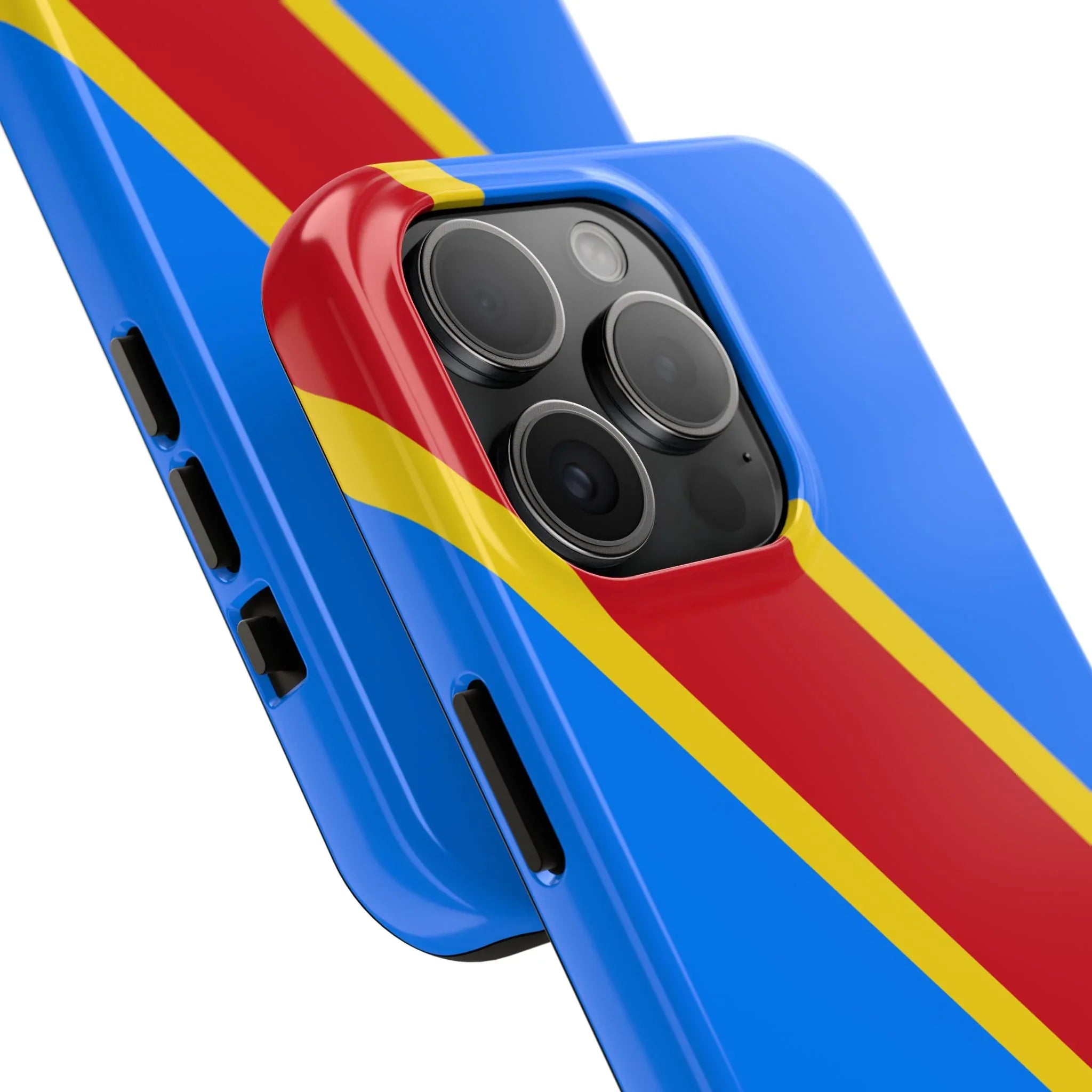 Democratic Republic of Congo Flag Tough Phone Case — Durable Protective Cover - DiwaKi