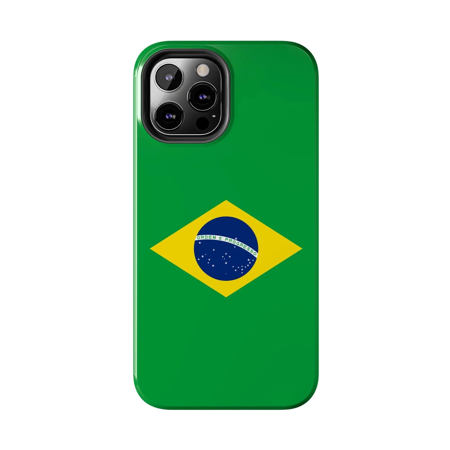 Brazil Flag Tough Phone Case — Protective Patriotic Phone Cover - DiwaKi