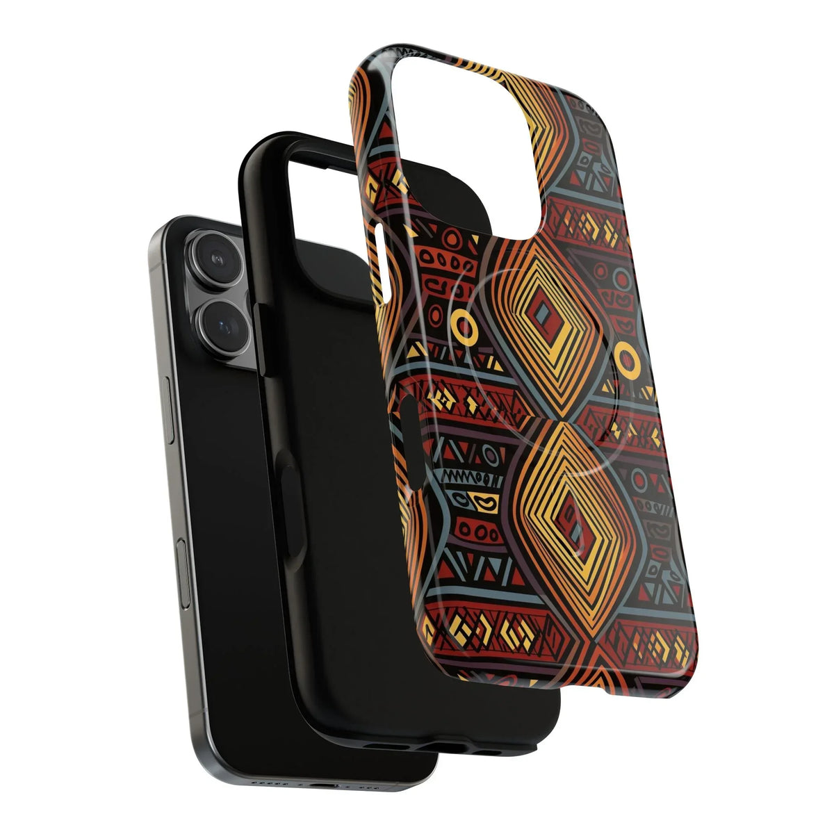 Tribal Geometric Tough Magnetic Phone Case - DiwaKi