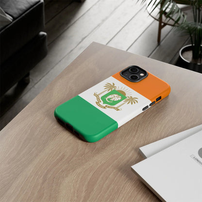 Ivory Coast Flag Tough Phone Case — Côte d&
