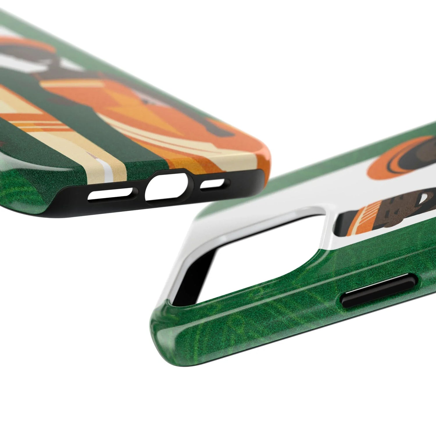 Tough Phone Case — Afrocentric Nigerian Couple Illustration, Protective Hard-Shell Phone Cover - DiwaKi