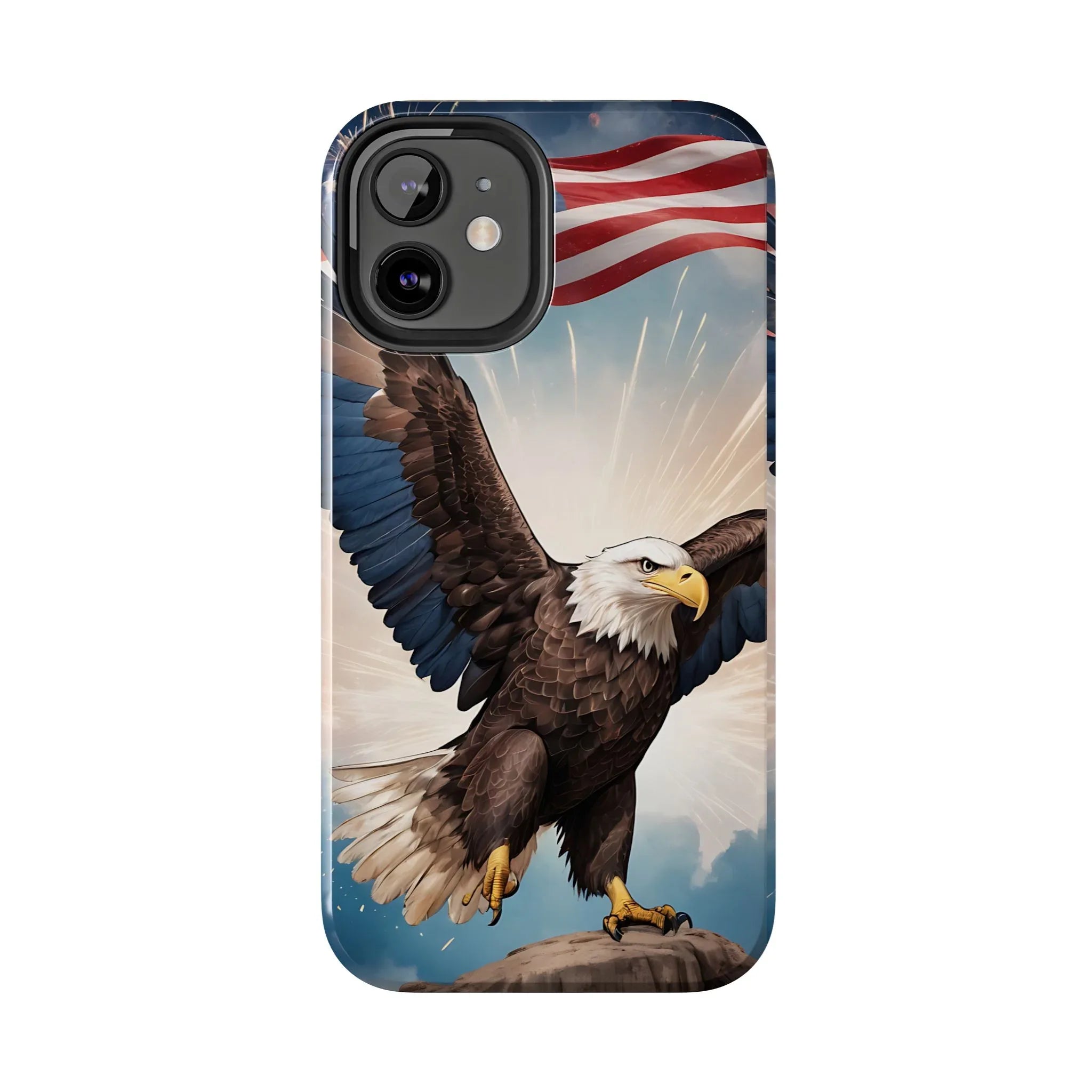 Majestic Eagle Flag Phone Case - DiwaKi