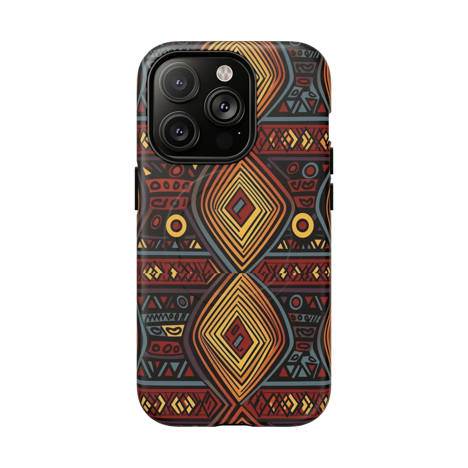 Tribal Geometric Tough Magnetic Phone Case - DiwaKi