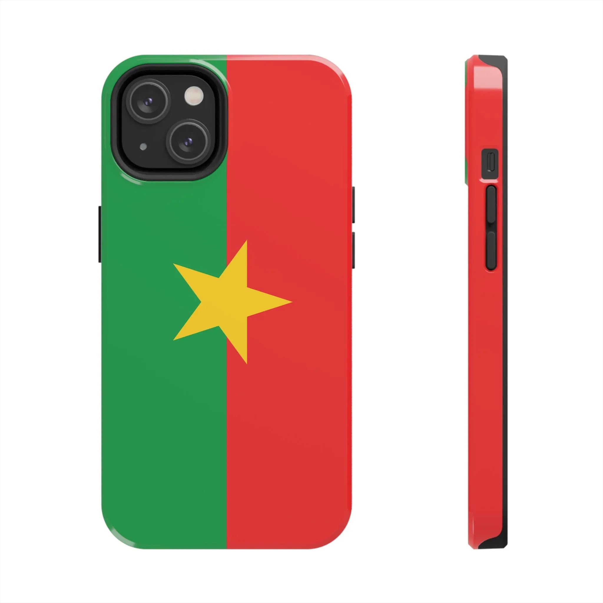 Burkina Faso Flag Tough Phone Case – Durable Protective Cover - DiwaKi