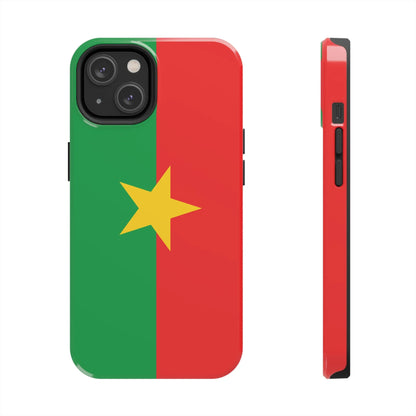 Burkina Faso Flag Tough Phone Case – Durable Protective Cover - DiwaKi