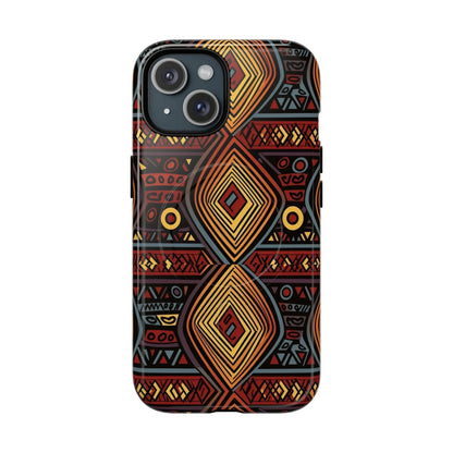 Tribal Geometric Tough Magnetic Phone Case - DiwaKi