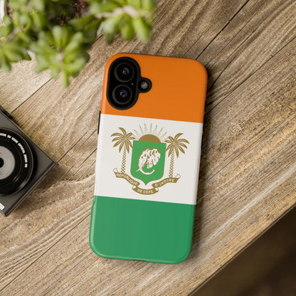 Ivory Coast Flag Tough Phone Case — Côte d&