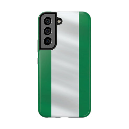 Tough Phone Case — Nigerian flag Rugged Protective Cover - DiwaKi