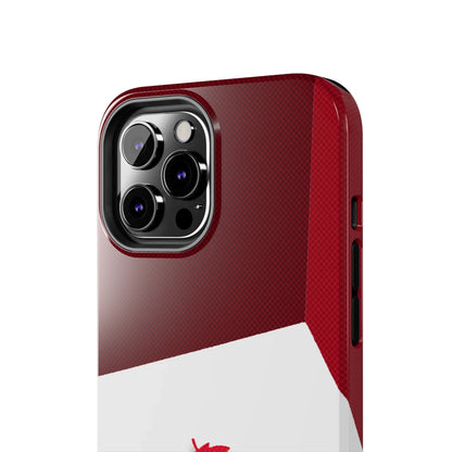 Canada Autumn Maple Tough Phone Case — Red &amp; White Protective Fall Design - DiwaKi