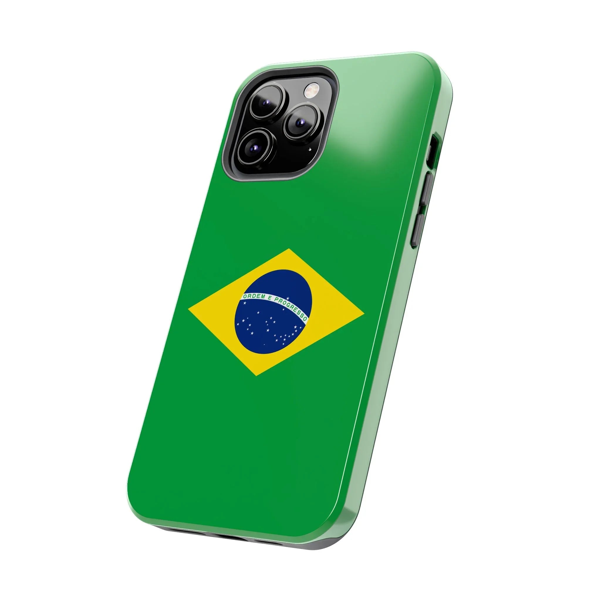 Brazil Flag Tough Phone Case — Protective Patriotic Phone Cover - DiwaKi
