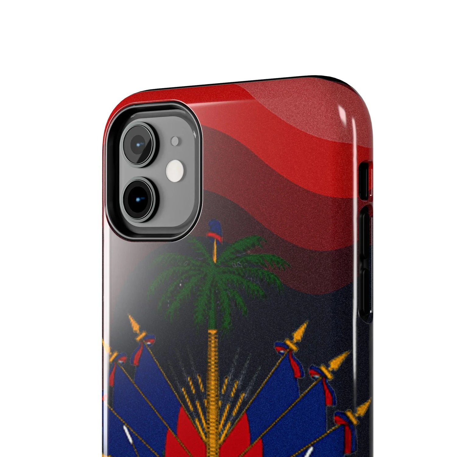 Haiti Coat of Arms Tough Phone Case — Patriotic Haitian Flag Protective Cover - DiwaKi