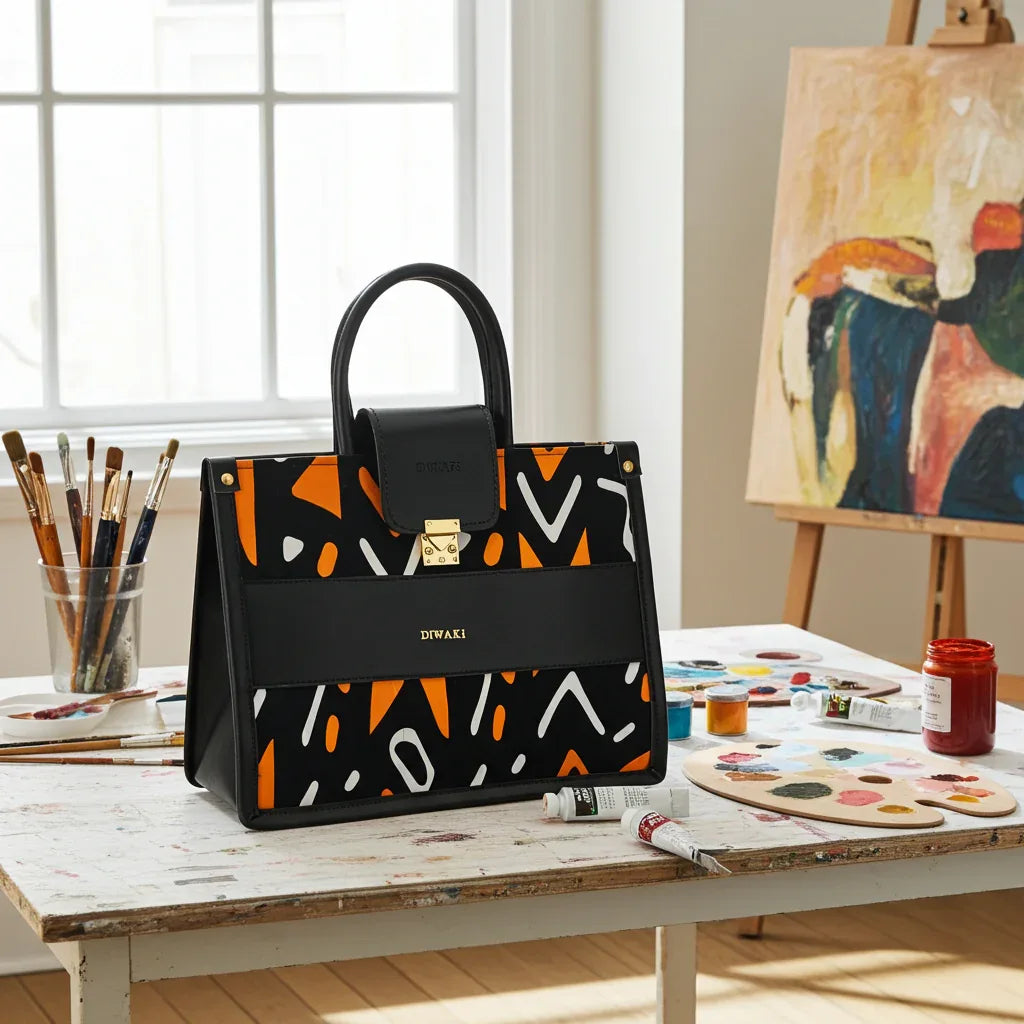 DiwaKi Artisan Ember Tote - DiwaKi