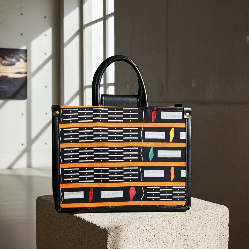 DiwaKi Ebony &amp; Ember Signature Tote - DiwaKi