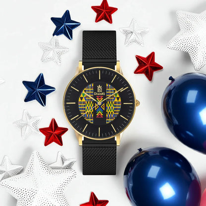 Diwaki Kente African Print Royal Watch - DiwaKi