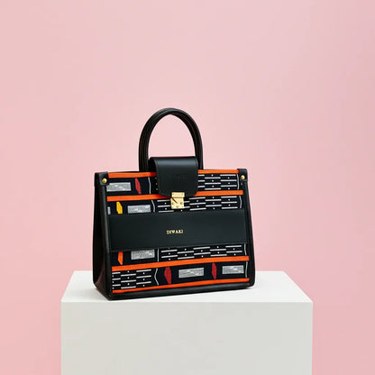 DiwaKi Ebony &amp; Ember Signature Tote - DiwaKi