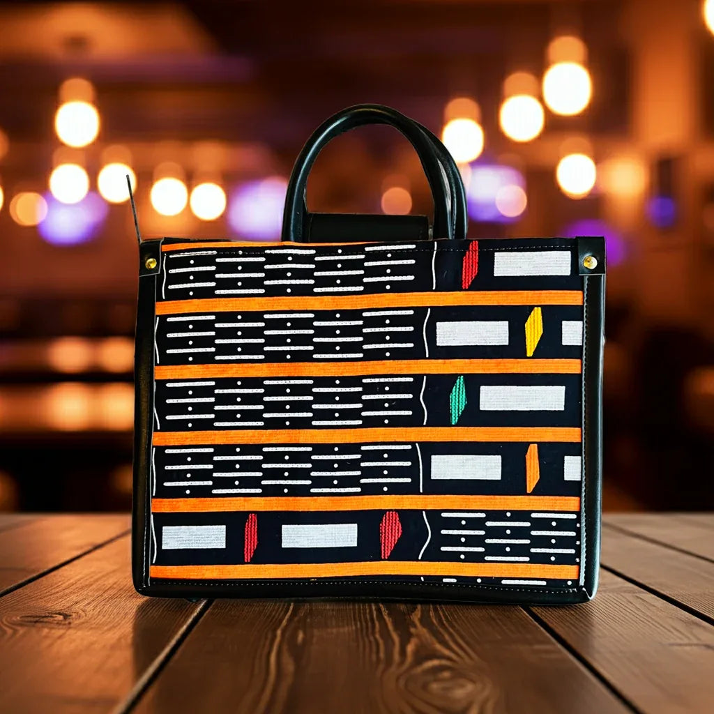 DiwaKi Ebony &amp; Ember Signature Tote - DiwaKi