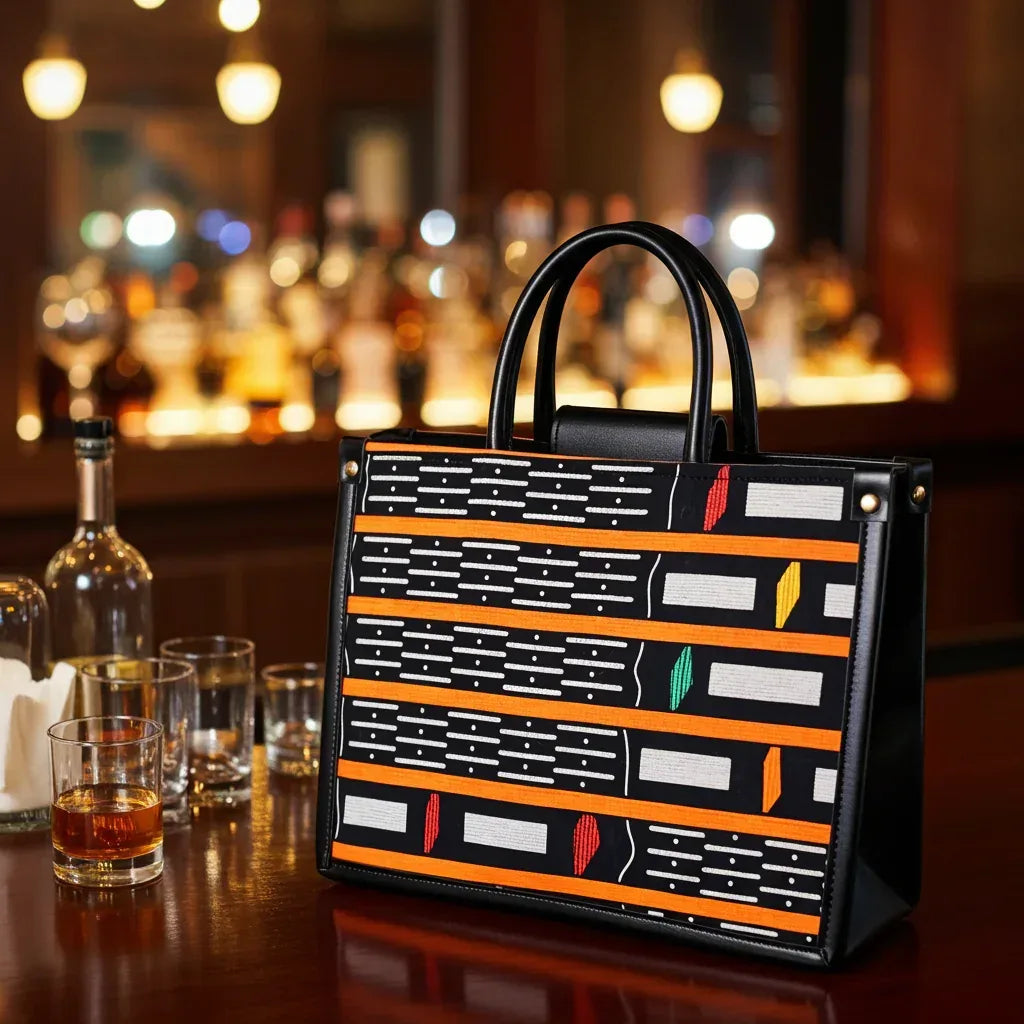 DiwaKi Ebony &amp; Ember Signature Tote - DiwaKi