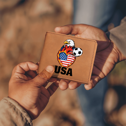 Patriot World Cup 2026 Genuine Leather cowhide Wallet