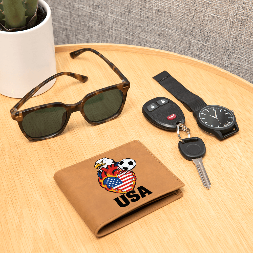 Patriot World Cup 2026 Genuine Leather cowhide Wallet