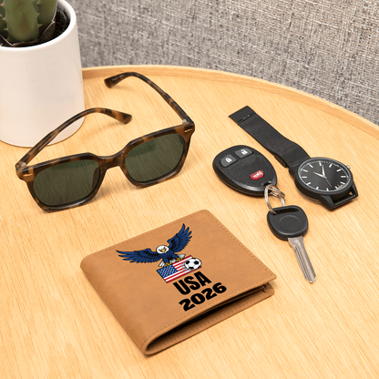FIFA World CUP USA 2026 Genuine Leather Wallet