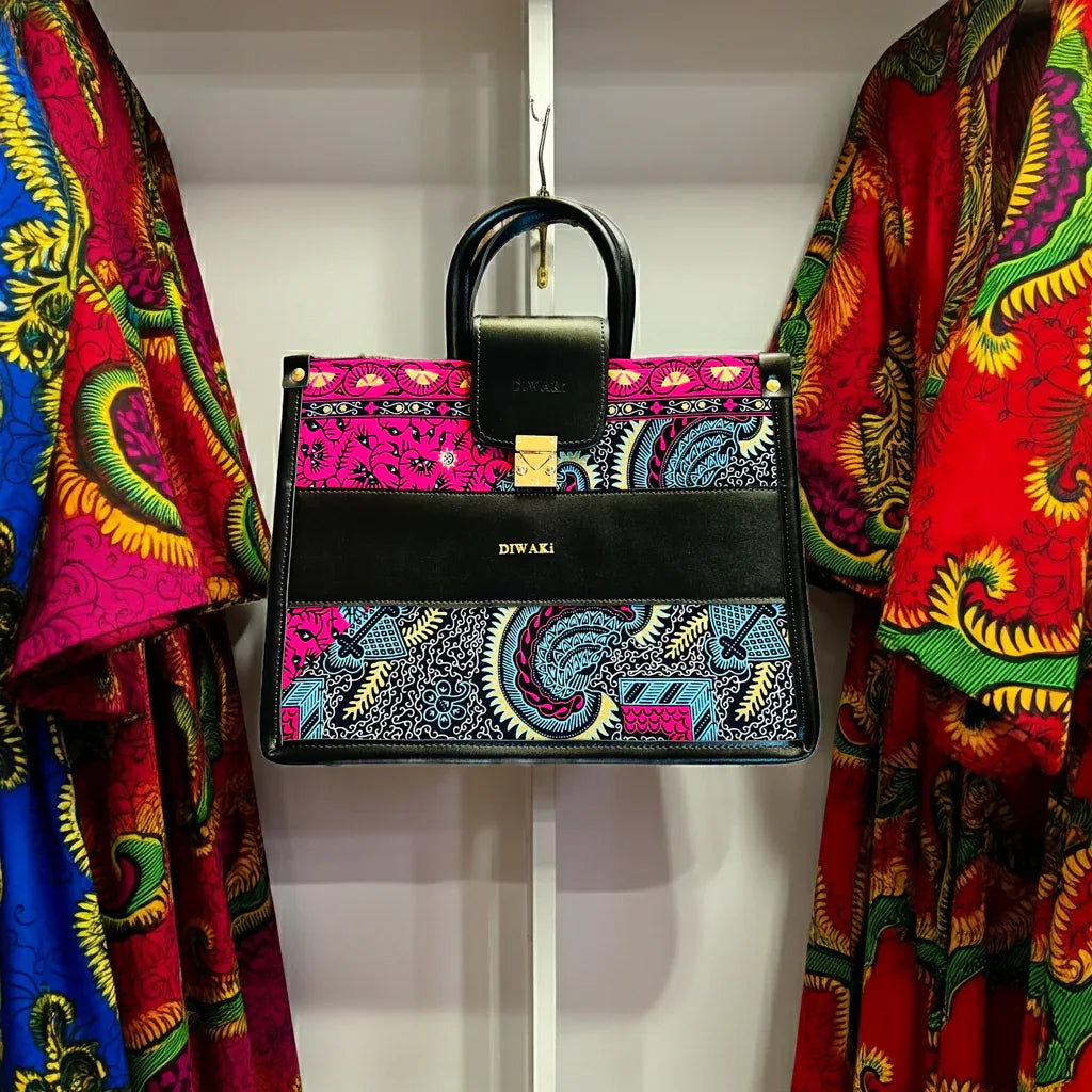 African Ankara tote bag - DiwaKi