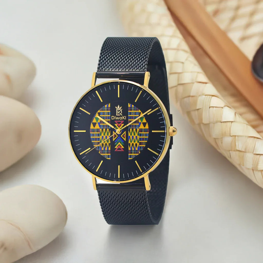 Diwaki Kente African Print Royal Watch - DiwaKi