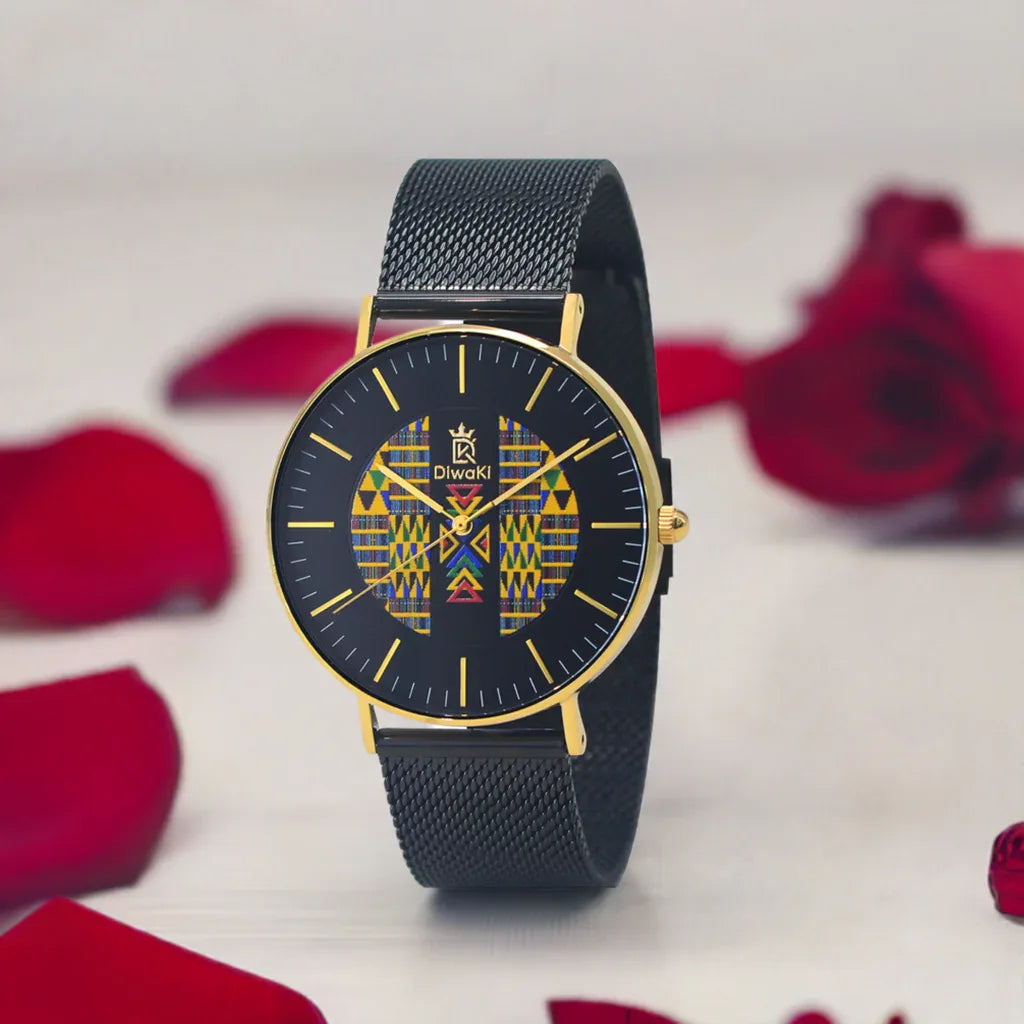 Diwaki Kente African Print Royal Watch - DiwaKi