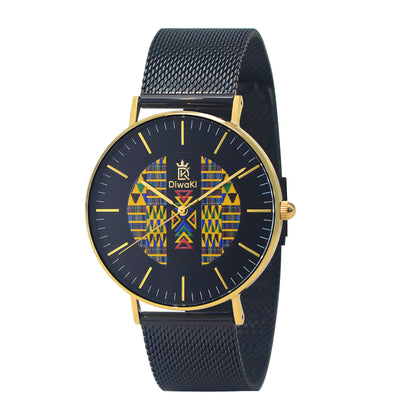 Diwaki Kente African Print Royal Watch - DiwaKi