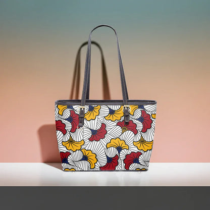 586. Large Leather Tote Bag for Women - DiwaKi