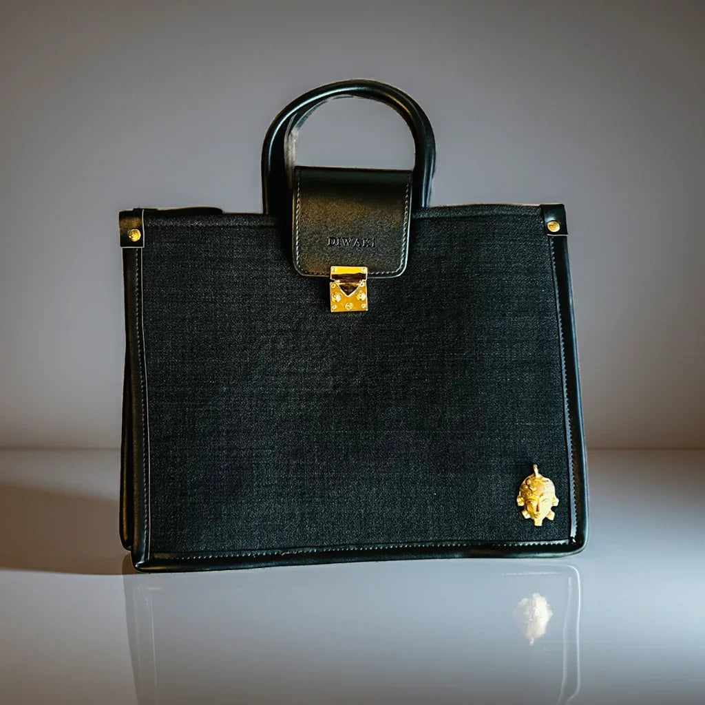 DiwaKi Sovereign Black Tote - DiwaKi