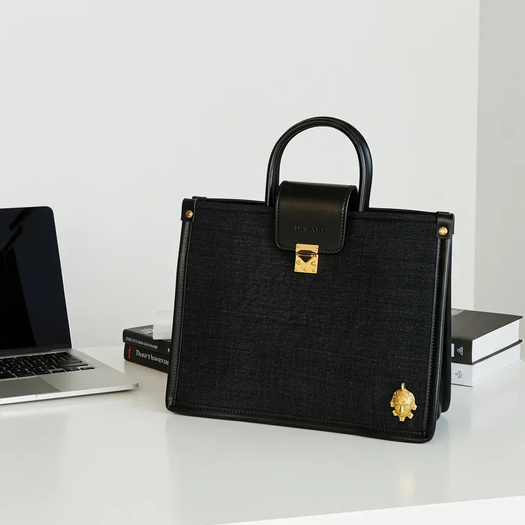 DiwaKi Sovereign Black Tote - DiwaKi