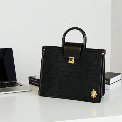 DiwaKi Sovereign Black Tote - DiwaKi
